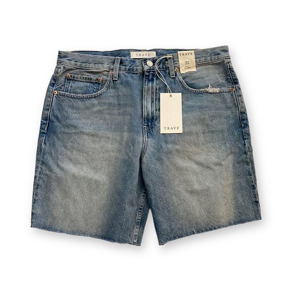 Trave Pants - Trave Emery 90s Short Size 32 in Straight Shooter Distressed High Rise $228